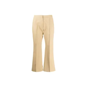 JIL SANDER Knitted Sweatpants Women's Camel Brown