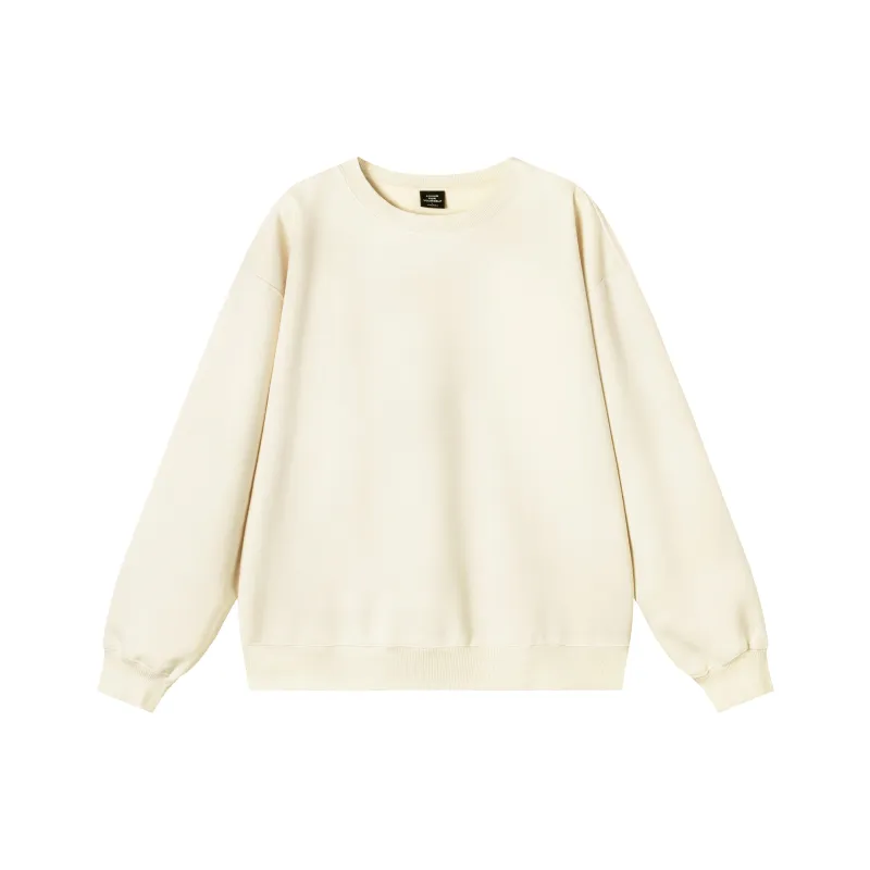 WOHOO Sweatshirt Unisex Light Yellow-8