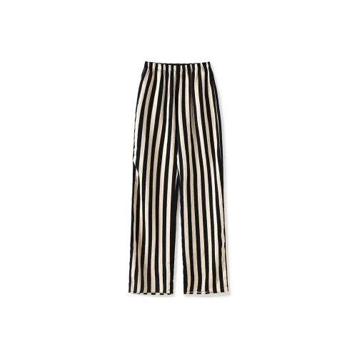 CHARM PICK Casual Pants Women's Black Beige