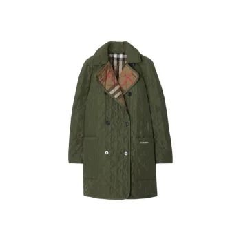 Burberry Coat Women's Dark Olive