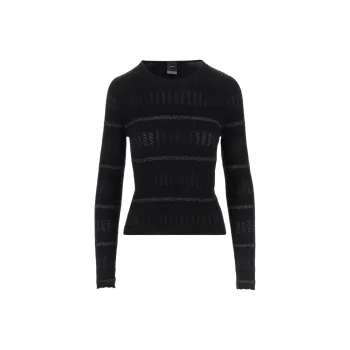 PINKO Crewneck Striped T Shirt
