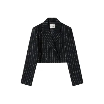 GF Ferré Business Suit Women's Black Floral