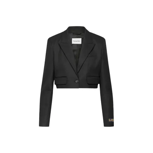ARITZIA Sunday Best Serpentine Blazer Business Suit Women's Black