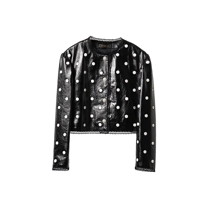 YUMOMO STAR Leather Jackets Women's Premium Black-0