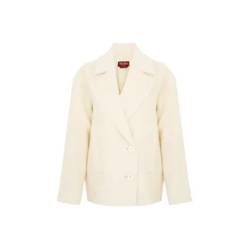 MaxMara Studio Coats Women's White