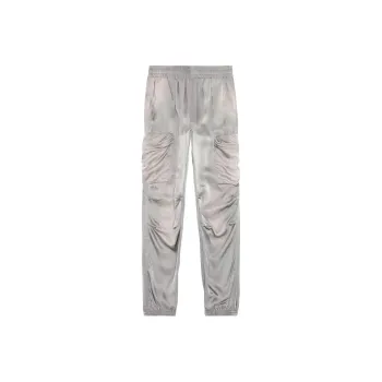 DIESEL P Mirow N1 Ruched Detail Satin Cargo Trousers
