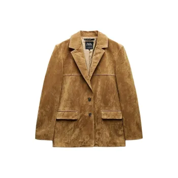 ZARA Trf Business Suit Women's Light Camel