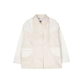 BIMBA Y LOLA SS24 Denim Jacket Women's Light Beige