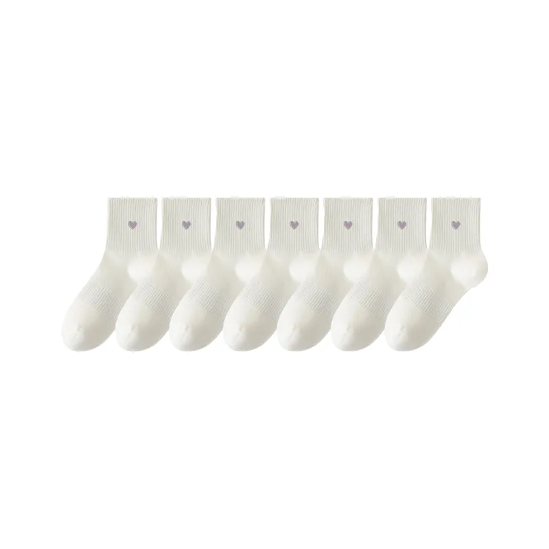 Cotton Gene Mid Calf Socks Women's 7 Pack-28