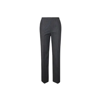 GANNI Striped Straight Trousers