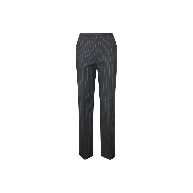 GANNI Striped Straight Trousers-0