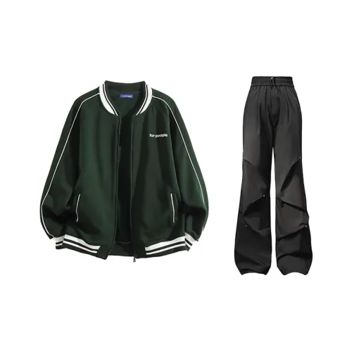 FAX FOR FMACM Casual Sportswear Unisex Jasper+Black Pants