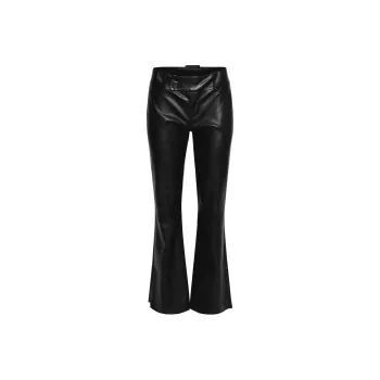 Tiger Mist KITTIE PU PANT Casual Pants Women's Black