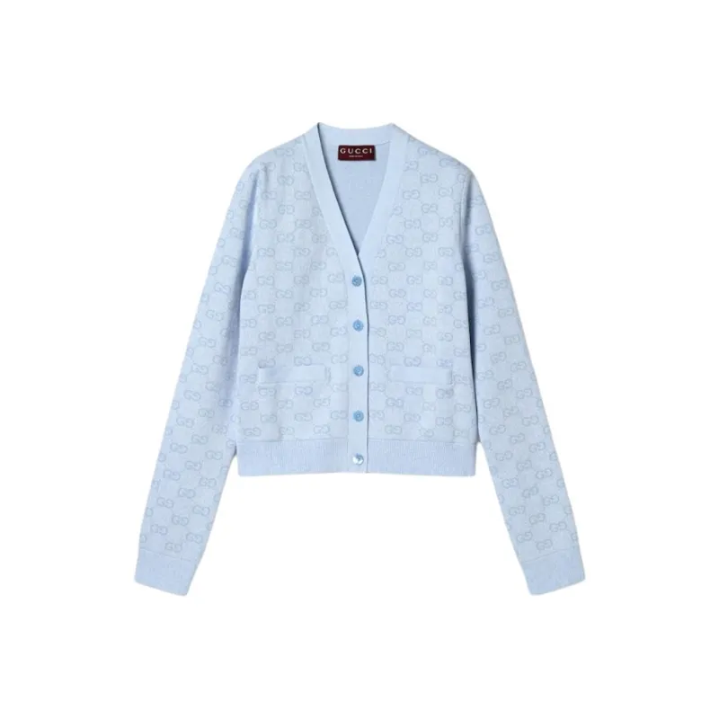 GUCCI GG jacquard Cardigan-0