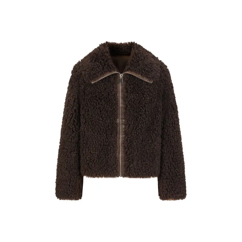 JZ. ANNAKRO Coat Women's Dark Coffee-0