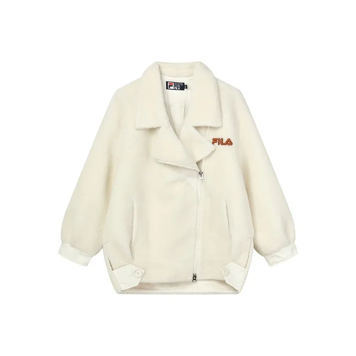 FILA Velvet Jackets Women's Beige-0