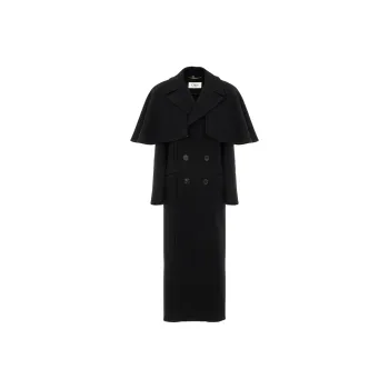 Chloé Double Breasted Cape Coat