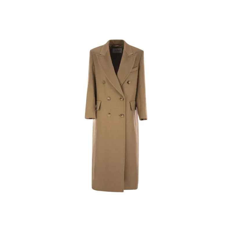 MaxMara Double Breasted Long Sleeved Coat-0