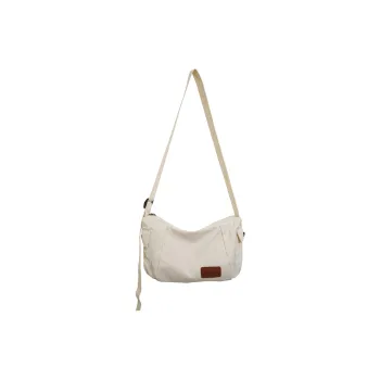 Single Warehouse Nylon Shoulder Bag Regular Unisex White/Green/Khaki/Black