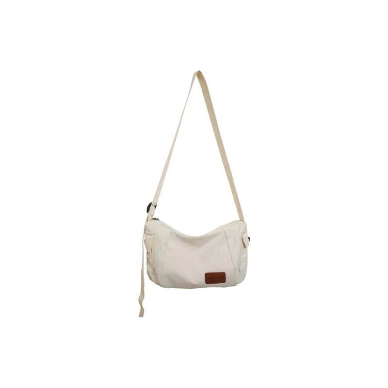 Single Warehouse Nylon Shoulder Bag Regular Unisex White/Green/Khaki/Black-0