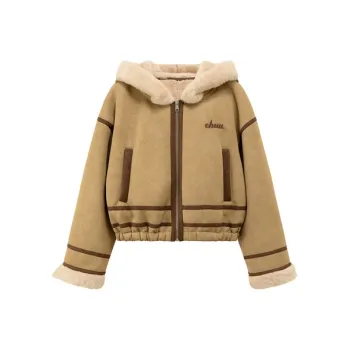 CHUU Cropped Coat Women's Light Coffee