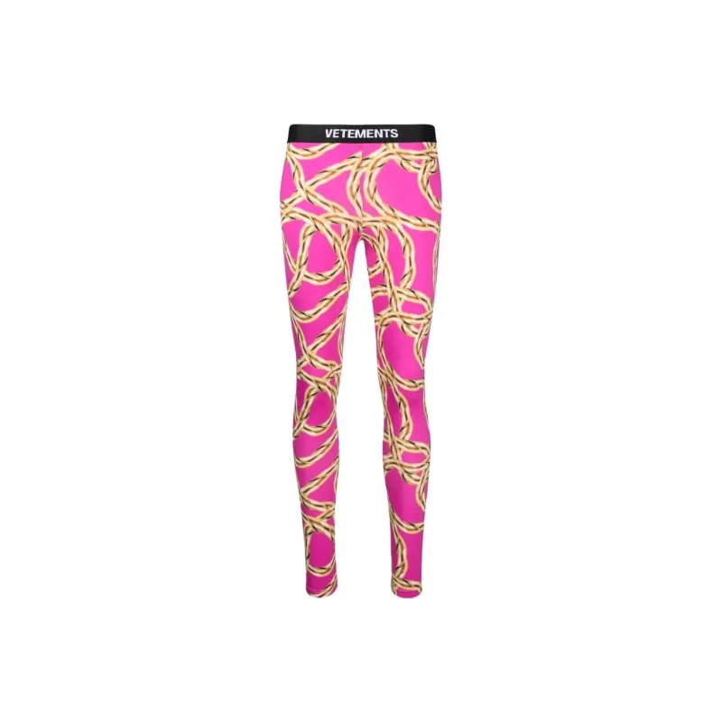Vetements Leggings Women's Pink-0
