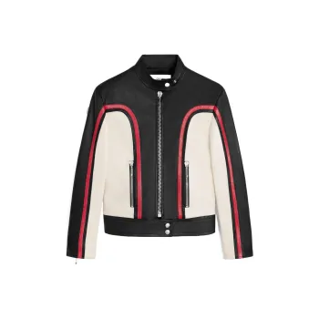 CELINE Racer Blouson Zip Up Jacket