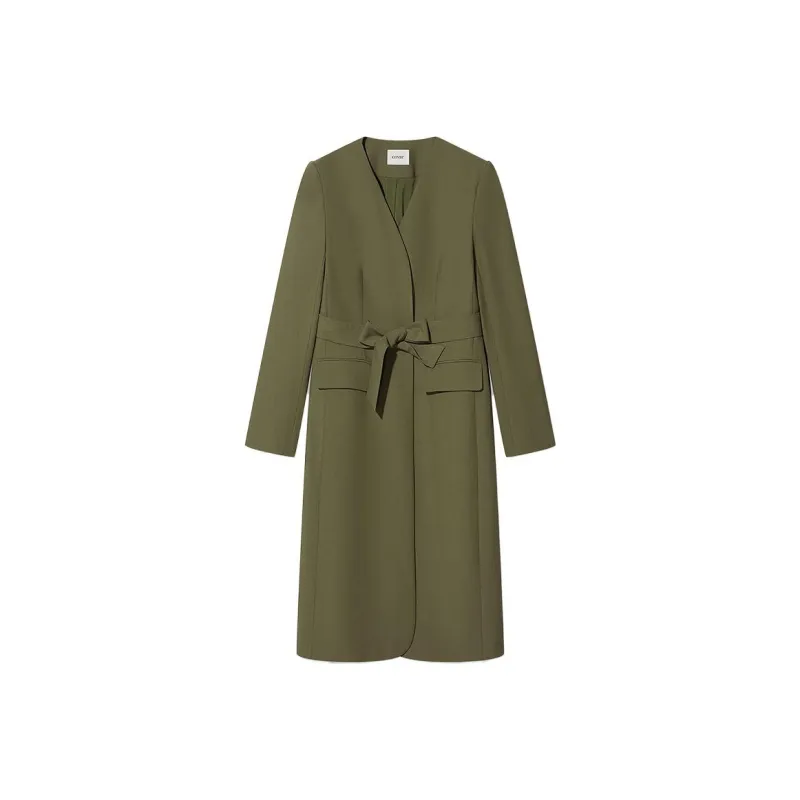 COVERINS Business Suit Women's Olive Green-0