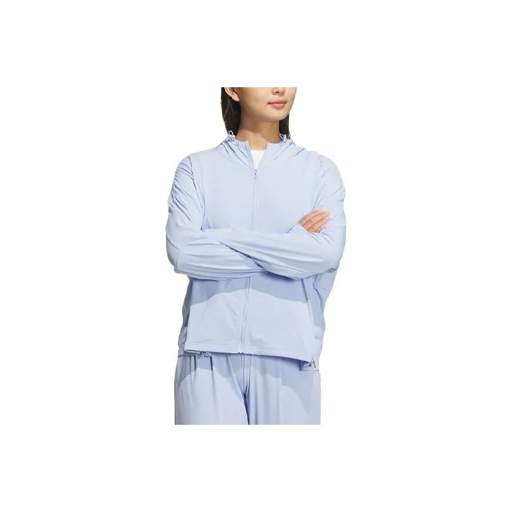 Adidas Dust Resistant Windproof Sun Protection Clothing Women's Blue-0