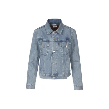 Vetements Denim Jackets Women's Blue