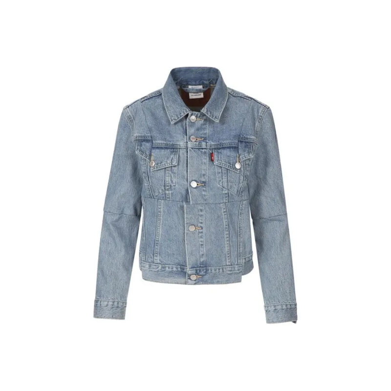 Vetements Denim Jackets Women's Blue-0