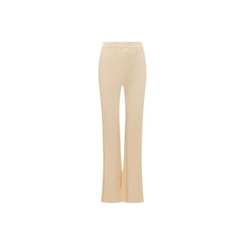 JIL SANDER Ribbed knit Trousers-0