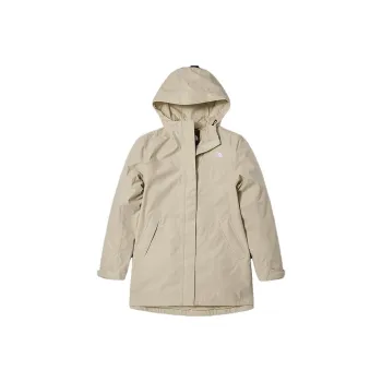 THE NORTH FACE City Outdoor Collection Water Resistant Windproof And Water Repellent Windbreaker Jacket Women's Khaki