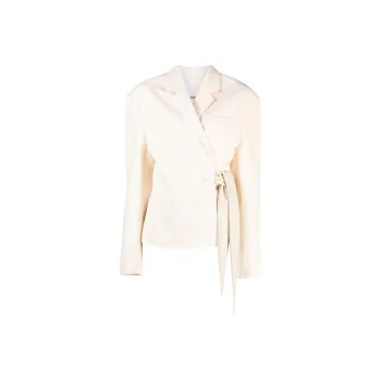 NANUSHKA Candace Belted Double-breasted Blazer