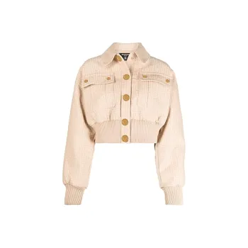 BALMAIN Cropped Coats Women's Pink