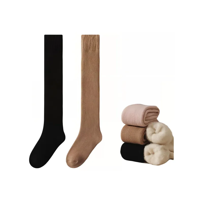 H YXIANG Mid Calf Socks Women's 2 Pack-8