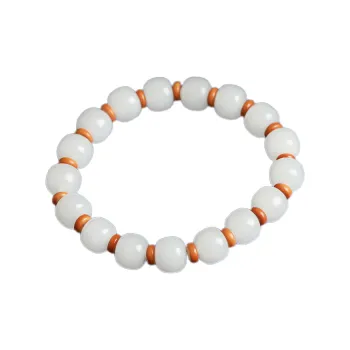 Liu Jinfu Natural Golden Silk Jade Bracelets Unisex