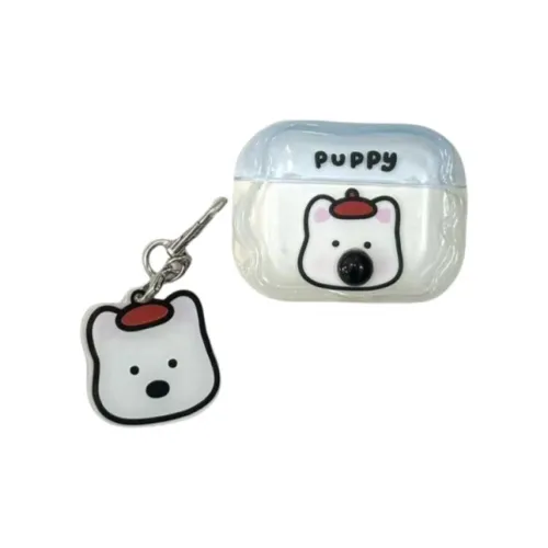 Beams Compatibility Airpods4/3/Pro/Pro2 TPU Ins Niche Premium Cartoon Cute West Highland Terrier Headphone Cases