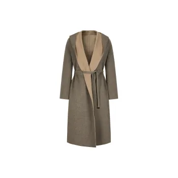 JZ. ANNAKRO Coat Women's Beige Coffee