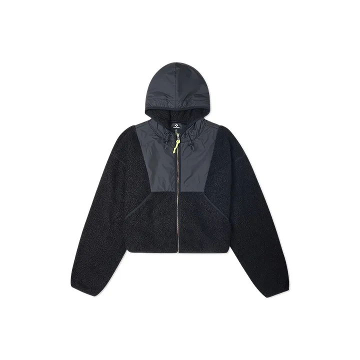 Converse Velvet Jackets Women's Black-0