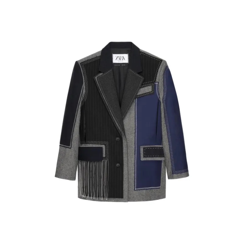 ZARA Business Suit Women's Blue-0
