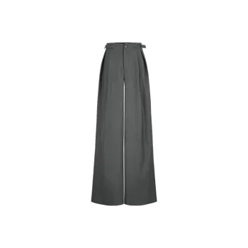 URBAN REVIVO Casual Pants Women's Dark Gray