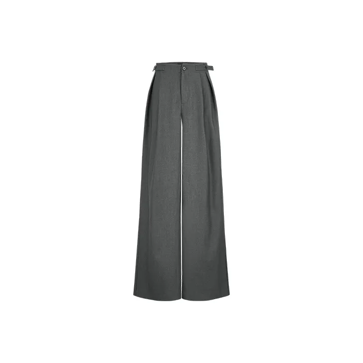 URBAN REVIVO Casual Pants Women's Dark Gray-0
