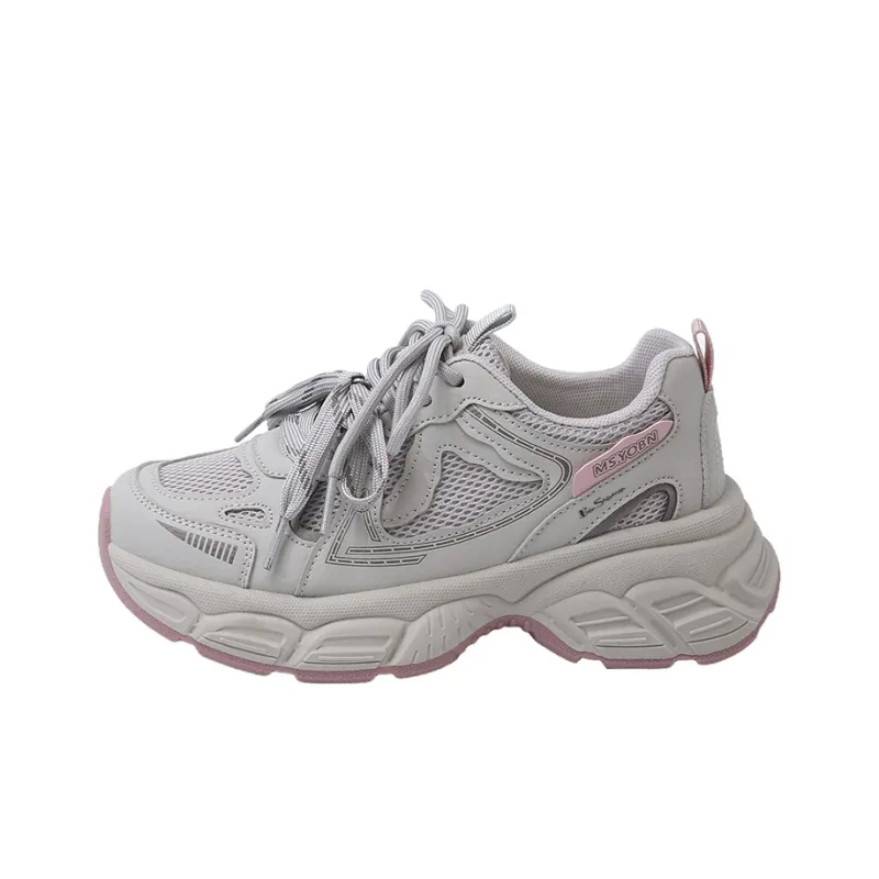 BEN SHERMAN Slip Resistant, Abrasion Resistant, Breathable Low Top Chunky Sneakers Unisex-5
