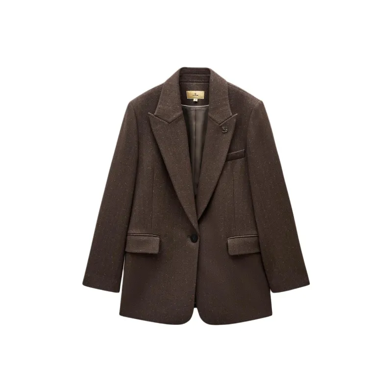 INSUN Business Suit Women's Chestnut-0