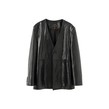 YUMOMO STAR Leather Jacket Women's Premium Black