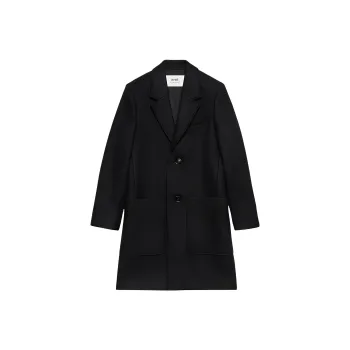 AMIPARIS Single breasted Wool Coat