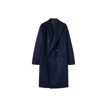 Loro Piana Herwin Coat Coats Women's Blue
