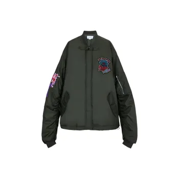 URBAN REVIVO Puffer Jackets Women's Army Green