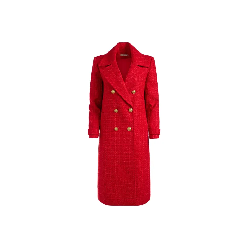 ALICE+OLIVIA FW24 NICHOLAS Coats Women's Red-0
